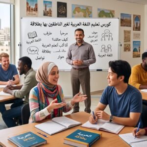 كورس تعليم اللغة العربية لغير الناطقين بها بطلاقة